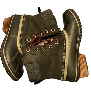 SOREL Slimpack II Gorpcore Duck Boots Waterproof Insulated Women's sz 9